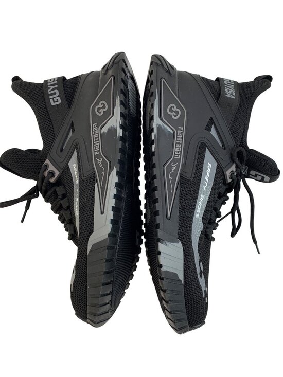 Mens Guyisa Black Athletic Lightweight Steel Toe Safety Shoes Size 12 US main image 16